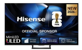 Hisense 75"U7SE 4K Ultra HD 3840x2160 ULED FALD Quantum Dot 144Hz IPS Smart TV, черен