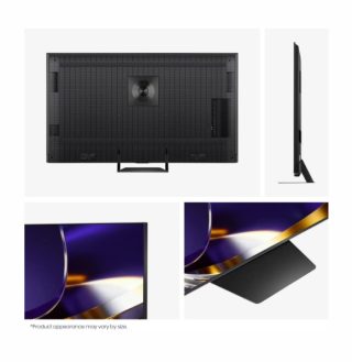 Hisense 85"U7S Pro, 4K Ultra HD 3840x2160, ULED, FALD, Quantum Dot, 165Hz, IPS, HDR 10+, HLG, Dolby Vision IQ, Dolby Atmos, Smart TV, WiFi 5GHz, WiFi Direct, BT, Anyview Cast, светлинен сензор, дистанционно със слънчево захранване, 4xHDMI, 2xUSB, LAN, CI+, DVB-T2/C/S2, Черен