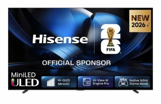 Hisense 100U7SE 100" ULED Smart телевизор, FALD, 165Hz, 5000:1, Quantum Dot, Dolby Vision IQ, Vidaa, ADS, Черен