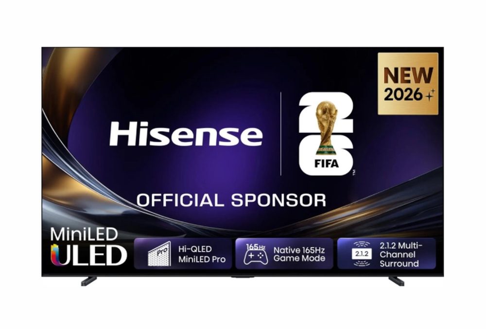 Hisense 100" U7S PRO ULED-Pro Smart TV, FALD, 165Hz, 5000:1, Quantum Dot Pantone, Dolby Vision IQ, Vidaa, ADS, 4x HDMI 2.1, 2.1.2 60W Devialet, Черен