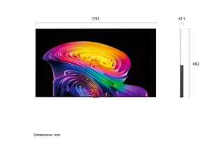 LG OLED77C61LA 77" OLED evo 4K Smart TV