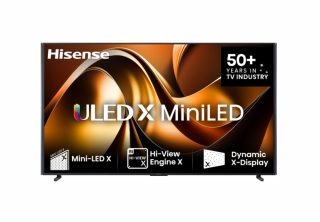 Hisense 110" UXNQ Mini-LED телевизор, 4K Ultra HD, 144Hz, Quantum Dot, Vidaa, ADS, черен