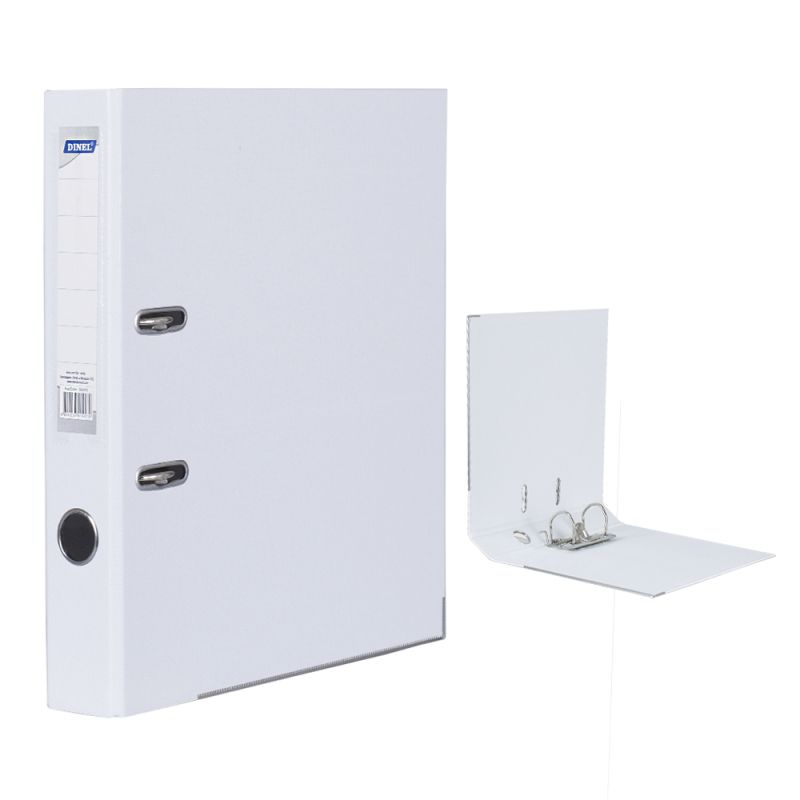 Класьор ДИНЕЛ 5см БЯЛ С КАНТ