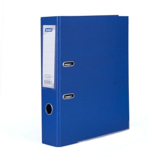 Класьор ДИНЕЛ 8см ТЪМНОСИН С КАНТ