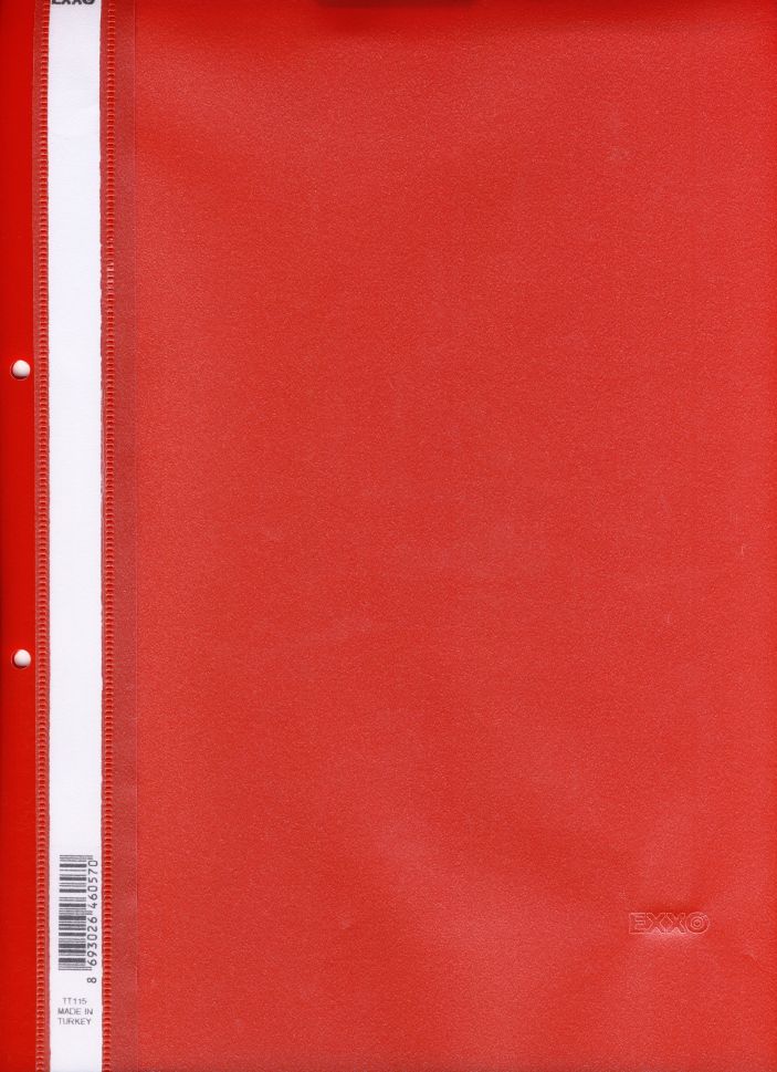 Папка ПВЦ DOSY 120/180 ЧЕРВЕНА