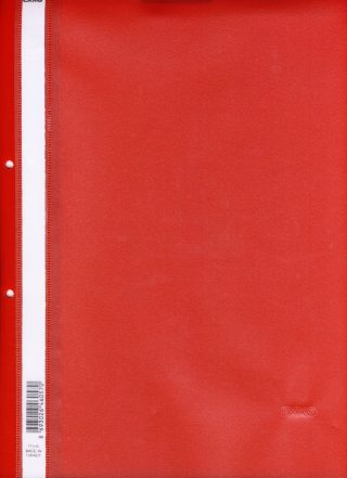 Папка ПВЦ DOSY 120/180 ЧЕРВЕНА