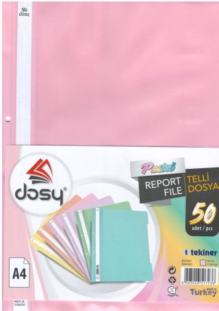 Папка ПВЦ DOSY 120/180 ПАСТЕЛ СЬОМГА