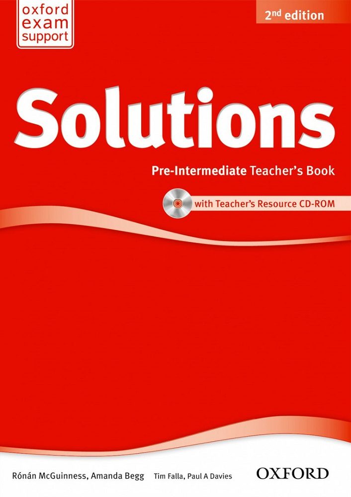 Solutions 2E Pre - Intermediate Teachers Book & CD - ROM Pack