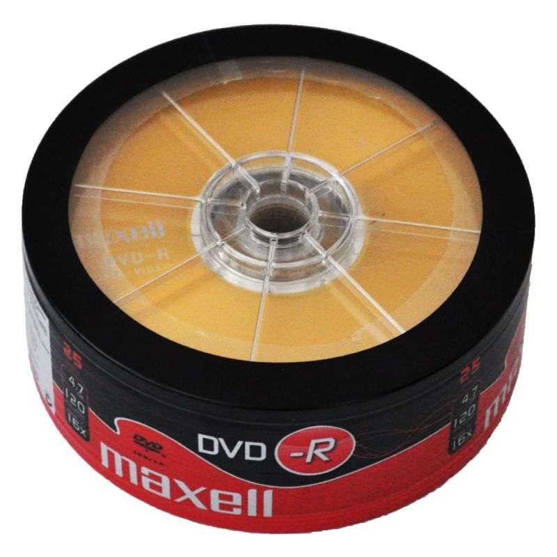 Дискове Maxell DVD-R фолио 25бр.