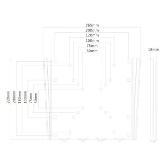 Neomounts Flat Screen Wall Mount (fixed, ultrathin)