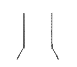 Neomounts DS45-430BL19 стойка за телевизор 1 екран 23-75", до 40 кг, VESA 200x200-800x400, регулиране на височината 6,2 см, черен