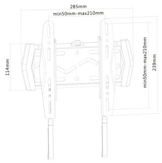 Neomounts Flat Screen Wall Mount (фиксирана, ултратънка)