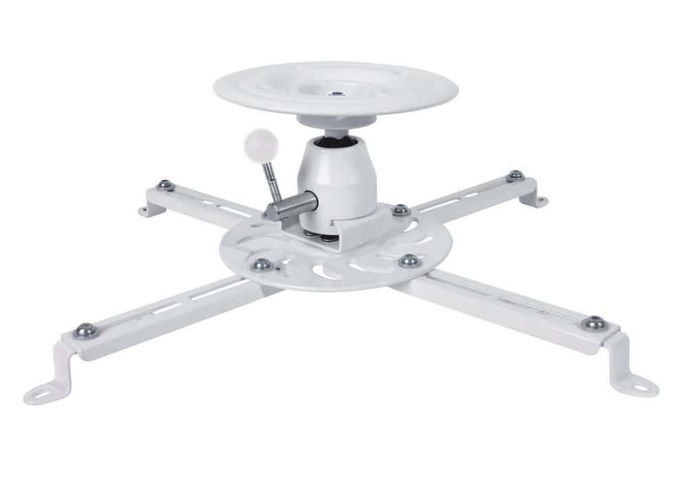 Стойка Sunne Ceiling/Bevel за проектор, от таван до проектор 135mm, наклон/въртене -20°~+20°, 360° ротация, макс. 25kg, универсален монтаж до 500mm ширина