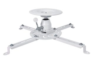 Стойка Sunne Ceiling/Bevel за проектор, от таван до проектор 135mm, наклон/въртене -20°~+20°, 360° ротация, макс. 25kg, универсален монтаж до 500mm ширина