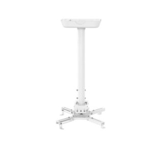 Sunne Ceiling Projector Bracket Mount Ceiling Mount 74-114cm, White
