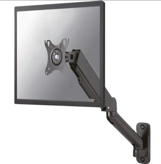 Neomounts стенна стойка с газов амортисьор за монитор (3 шарнира VESA 100x100)
