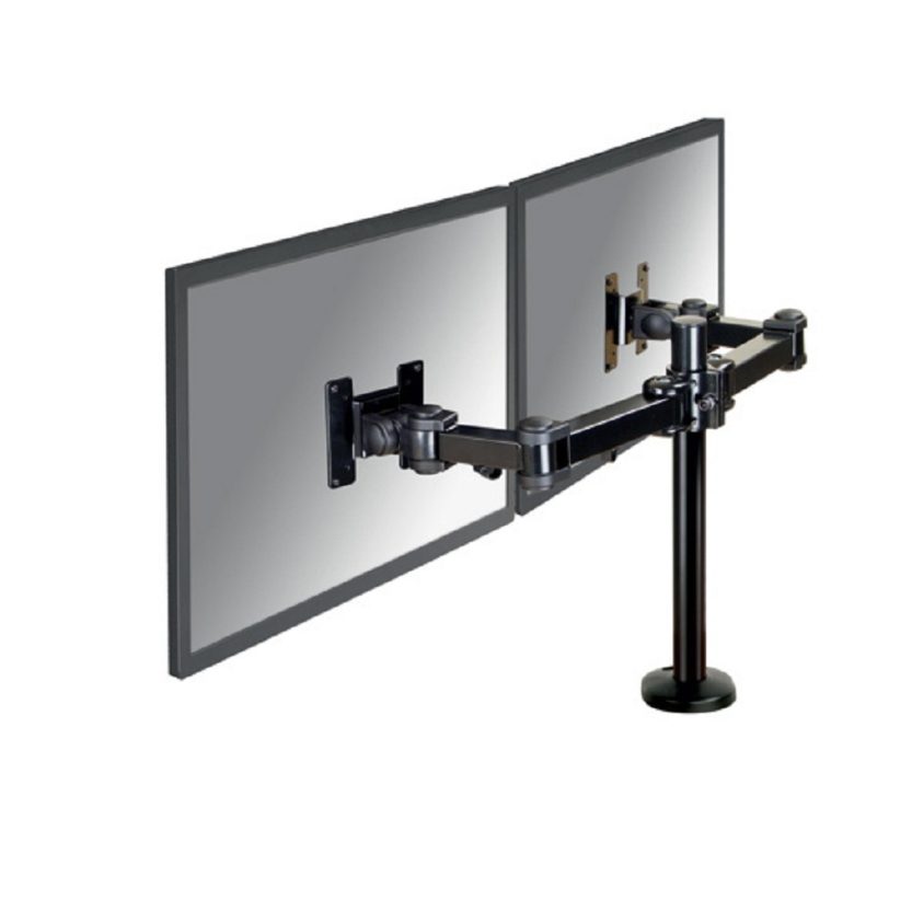 Neomounts Flat Screen Desk Mount (grommet) за 2 монитора