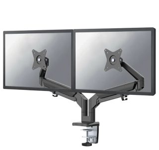 Neomounts Desk Mount ultra flat (clamp/grommet) за 2 монитора