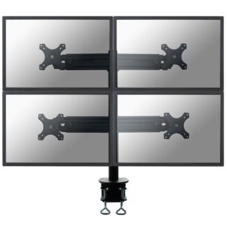 Neomounts Flat Screen Desk Mount (clamp) за 4 монитора
