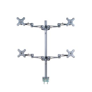 Neomounts Flat Screen Desk Mount (clamp) for 4 Monitor Screens