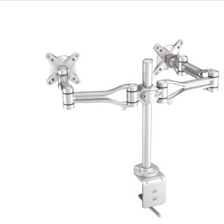 Neomounts Flat Screen Desk Mount (clamp) for 2 Monitor Screens