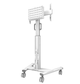 Neomounts Select Mobile Display Floor Stand (37-75") 10 cm. Wheels, White