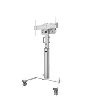 Neomounts Select Mobile Display Floor Stand (37-75") 10 cm. Wheels, White