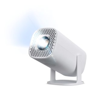 AOPEN QH15s (powered by Acer) преносим LCD проектор, HD (1280x720), 6500 LED лумена (180 ANSI), 1000:1, HDMI 1.4, бял