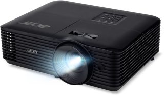 Acer Projector X129H, DLP, XGA (1024x768), 4800 ANSI лумена, 20 000:1, 1.1x, 3D ready, HDMI 1.4, VGA, DC Out (5V/2A, USB-A), RCA, Audio in, високоговорител 3W, Bluelight Shield, LumiSense, 2.8kg, 2Y, черен