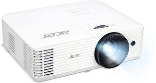 Acer Projector H5386BDi, DLP, WXGA (1280x720), 5000 ANSI лумена, 20 000:1, 1.1x, 3D ready, 24/7 работа, HDMI 1.4, VGA, DC Out (5V/1.5A, USB Type A), RS-232, RCA, Audio in/out, Wireless dongle включен, BlueLight Shield, говорител 3W, чанта, 2.75kg, 2Y, Бял
