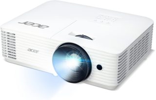Acer Projector H5386BDi, DLP, WXGA (1280x720), 5000 ANSI лумена, 20 000:1, 1.1x, 3D ready, 24/7 работа, HDMI 1.4, VGA, DC Out (5V/1.5A, USB Type A), RS-232, RCA, Audio in/out, Wireless dongle включен, BlueLight Shield, говорител 3W, чанта, 2.75kg, 2Y, Бял