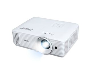 Acer Projector P1258i, DLP, XGA (1024x768), 4800 ANSI лумена, 20 000:1, 1.3x, HDMI 2x1.4, VGA, DC Out (5V/1A, USB-A), RCA, Audio in/out (3.5mm), Wireless dongle включен, говорител 10W, Bluelight Shield, чанта, 2.8kg, 3Y, бял
