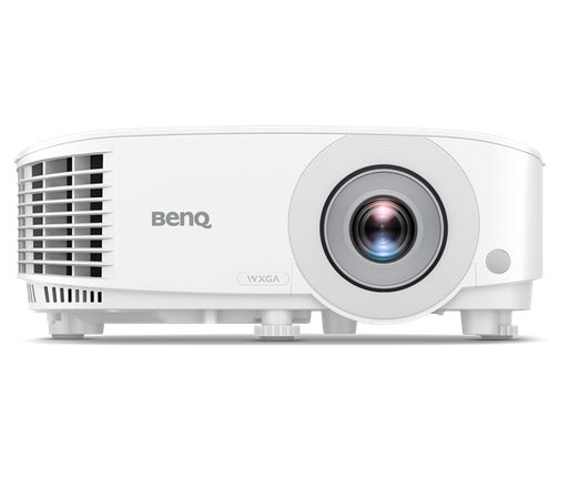Мултимедиен проектор BenQ MW560, DLP, WXGA (1280x800), 20,000:1, 4000 ANSI лумена, 1.1X, автоматичен вертикален кестон, сензор против прах, HDMI x2, VGA, VGA out, S-video, RCA, USB-A 5V/1.5A, 10W високоговорител, 3D, до 15,000 часа живот на лампата, стъклени лещи, QCast ready, 2.3kg, бял