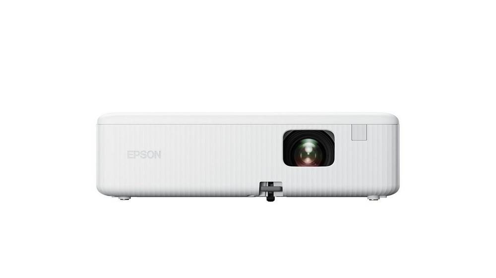 Epson CO-FH01 мултимедиен проектор, Full HD 1080p (1920 x 1080, 16:9), 3000 ANSI лумена, 16000:1, WLAN (опция), USB 2.0, HDMI, гаранция на лампата: 6000h, гаранция: 24 месеца, бял
