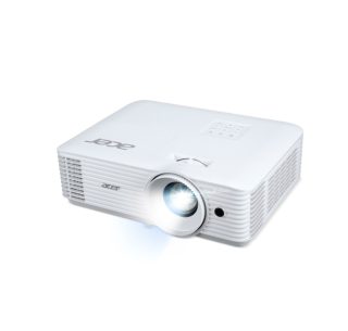 Acer Projector P1358i, DLP, WXGA (1280x800), 5000 ANSI лумена, 20 000:1, 1.3x, HDMI 2x1.4, VGA, DC Out (5V/1A, USB-A), RCA, Audio in/out (3.5mm), включен безжичен адаптер, говорител 10W, Bluelight Shield, чанта, 2.8kg, 3 години гаранция, бял