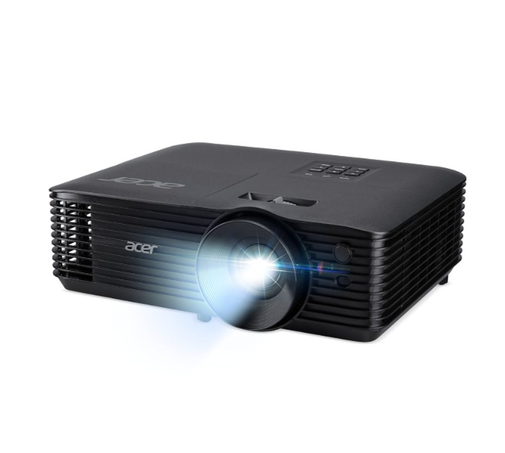 Acer Projector X1328AF, DLP, WXGA (1280x800), 5000 ANSI лумена, 20 000:1, 1.1x, 3D ready, VGA, HDMI 1.4x2, USB (Type A), RCA, RS232, Audio in/out, Auto Keystone, Auto Focus, високоговорител 3W, 2.8kg, 2Y, черен