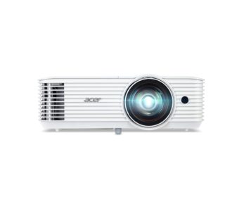 Acer Projector S1287, DLP, Short Throw 0.6, XGA (1024x768), 4000 ANSI лумена, 20 000:1, 1x, 3D Ready, HDMI 2x1.4, DC Out (5V/1A, USB-A), RS232, говорител 16W, Bluelight Shield, 3.1 kg, 3Y, бял