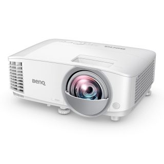 BenQ MX808STH късофокусен DLP проектор, XGA (1024x768), 3600 ANSI лумена, 20000:1, бял