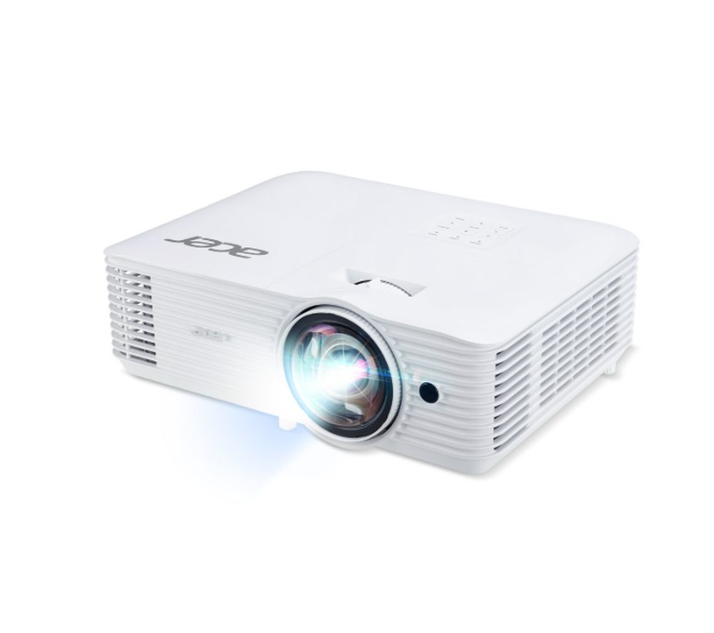Acer Projector S1287n, DLP, Short Throw 0.6, XGA (1024x768), 4000 ANSI Lumens, 20 000:1, 1x, HDMI 2x1.4b, DC Out (5V/1A, USB-A), Component Video (D-sub), RCA, RG-45, RS232, Audio in/out, Speaker 16W, 3.1 kg, 3Y, White