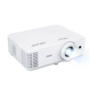 Acer Projector H6546Ki, DLP, FHD (1920x1080), 5200 ANSI лумена, 17 000:1, 1.1x, 3D ready, 24/7 работа, HDMI 2x1.4, DC Out (5V/1.5A, USB-A), RS232, Audio in/out, WiFi (комплектът е включен), говорител 3W, чанта, 2.95 кг, 2 години гаранция, бял