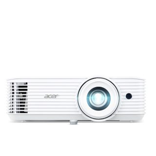Acer Projector H6546Ki, DLP, FHD (1920x1080), 5200 ANSI лумена, 17 000:1, 1.1x, 3D ready, 24/7 работа, HDMI 2x1.4, DC Out (5V/1.5A, USB-A), RS232, Audio in/out, WiFi (комплектът е включен), говорител 3W, чанта, 2.95 кг, 2 години гаранция, бял