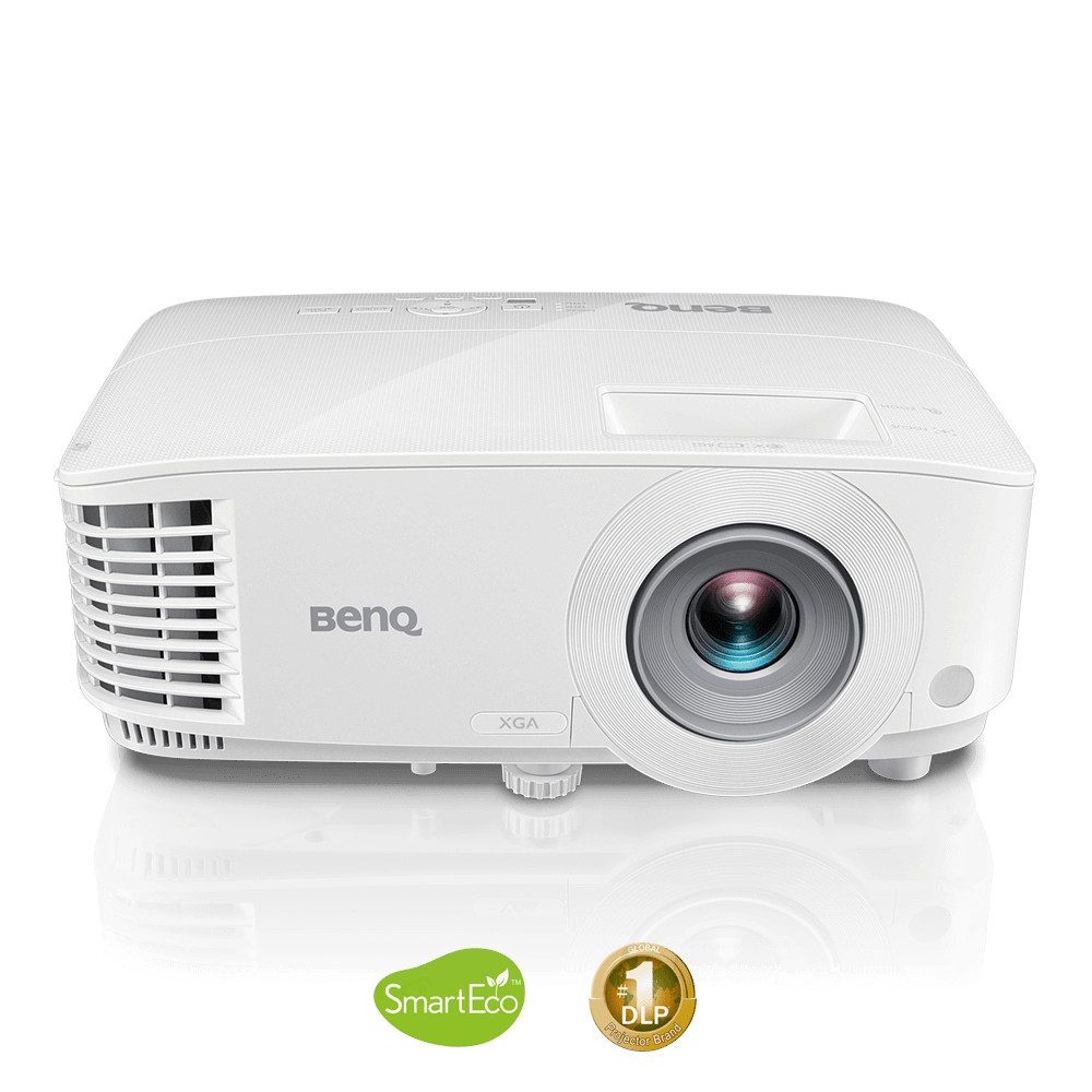 Мултимедиен проектор BenQ MX731, DLP, XGA (1024x768), 20 000:1, 4000 ANSI лумена, Zoom 1.3x, VGA, HDMI x2, USB Type A x2, Audio In/Out, LAN, VGA Out, Високоговорител 10W, USB Reader за презентации без компютър, Corner Fit, 2D Keystone, 2.5kg, Бял
