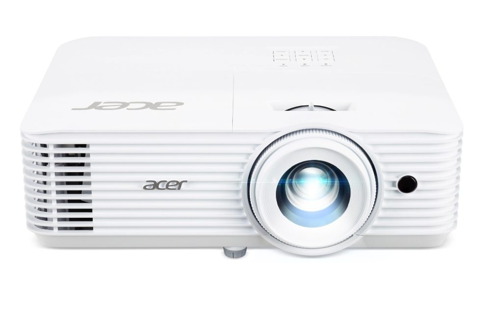 Acer Projector X1528Ki, DLP, FHD (1920x1080), 5200 ANSI лумена, 17 000:1, 1.1x, 3D ready, HDMI 1.4x2, USB 2.0 (Type A), DC Out (5V/1.5A, USB-A), RS232, RGB, високоговорител 3W, включен безжичен донгъл, 2.9 кг, 2 години гаранция, бял