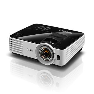 Мултимедиен проектор BenQ MX631ST, Short Throw, DLP, XGA (1024x768), 13000:1, 3200 ANSI лумена, Zoom 1.2x, 55" 1m, Auto Vertical Keystone, VGA, 2xHDMI, S-Video, RCA, USB Type A 1.5A, Audio in/out, Audio L/R in RCA, RS232, говорител 10W, до 10000 ч., IEC62368