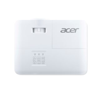 Acer Projector P1558i, DLP, FHD (1920x1080), 5200 ANSI лумена, 15 000:1, 1.3x, HDMI 2x1.4, DC Out (5V/1.5A, USB-A), RS232, говорител 10W, Bluelight Shield, включен безжичен адаптер, чанта, 2.8 кг, 3 години, бял