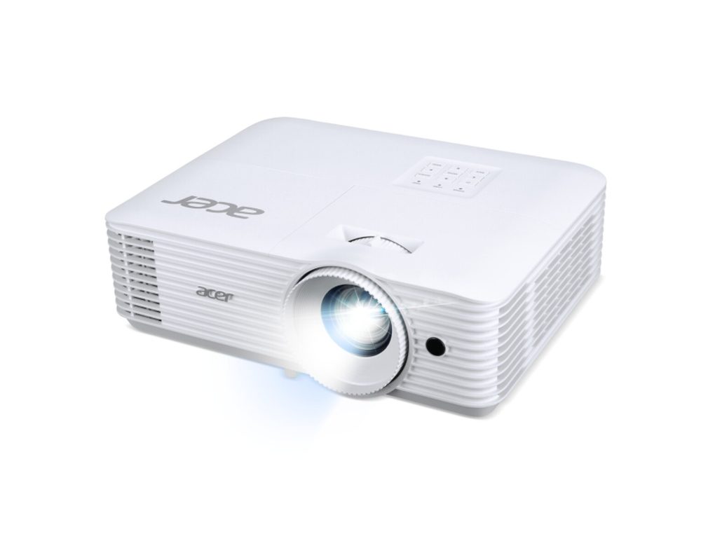 Acer Projector H6560, DLP, FHD (1920x1080), 5200 ANSI лумена, 15 000:1, 1.3x, HDMI 2x1.4, DC Out (5V/1.5A, USB-A), RS232, Audio in/out, Bluelight Shield, Високоговорител 10W, Чанта, 2.75 kg, 2Y, Бял