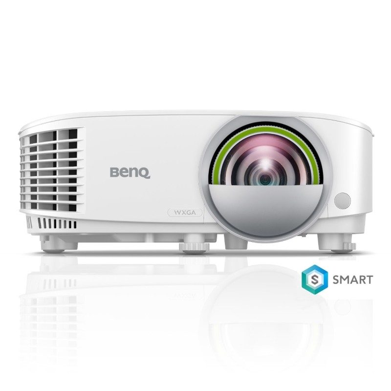 BenQ EW800ST късофокусен безжичен Android базиран интелигентен проектор, DLP, WXGA (1280x800), 16:10, 3300 лумена, 20000:1, бял
