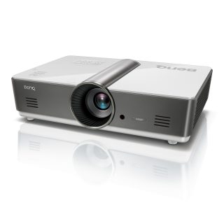 Мултимедиен проектор BenQ MH760, DLP, 1080p (1920x1080), 3000:1, 5000 ANSI лумена, VGA, HDMI, RCA, LAN, високоговорители 2x10W, 3D Ready, бял