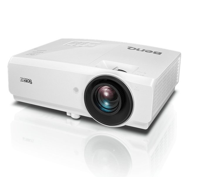 BenQ SW752+ Инсталационен проектор, DLP, WXGA, 5000 ANSI лумена, 13 000:1, Zoom 1.5X, Corner fit, Network Control and Management, 10W x1 високоговорител, SmartEco, HDMI x2, MHL x1, USB A (USB Power 5V/1.5A), DC 12V тригер, Бял