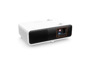 BenQ X500i Short Throw Console Gaming Projector, 4K UHD (3840x2160), 2200 ANSI лумена, 1.2x, 0.69~0.83 Throw Ratio, 3D, Vertical Keystone, BT 5.0, HDMIx2 (eARC 7.1 канал), 2x5W, Dolby Atmos, USB, USB-C, RS232, WiFi, SettingXchange App, 3.6kg, Черен